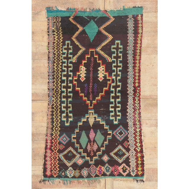 Vintage Azilal Moroccan Rug, 04'00 X 07'01 For Sale - Image 10 of 10