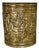 Mid 20th Century Embossed, Brass, DecorativeWaste Basket/ Umbrella Stand, Planter, in a Tavern Scene For Sale