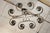 Vintage French Iron 8-Light Chandelier For Sale - Image 4 of 12