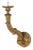1890s Italian Hand Carved Wooden Candle Sconce For Sale