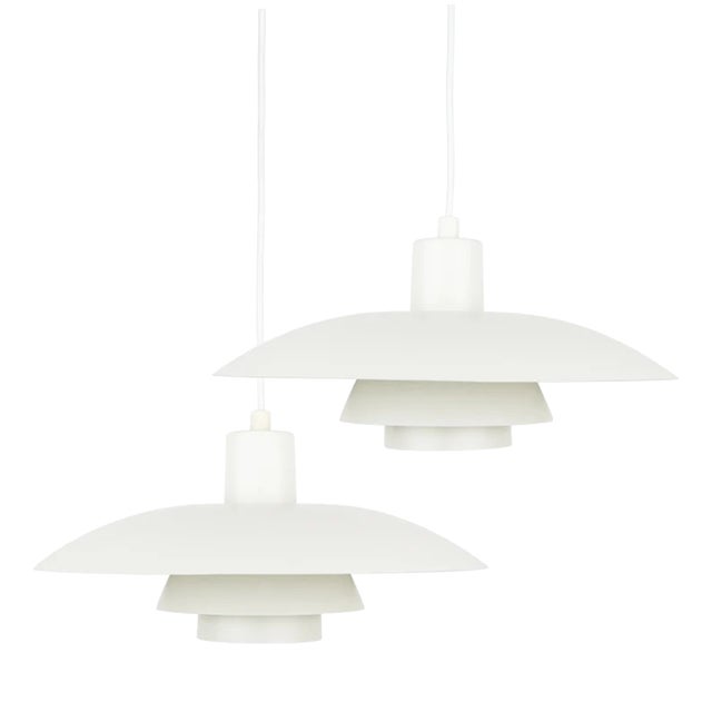 Vintage Danish PH 4/3 Lamps by Poul Henningsen for Louis Poulsen, 1966, Set of 2 For Sale