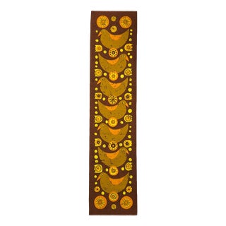 Mid-Century Modern German Pop Art Screen-Printed Wall Hanging by Traute Sänger, 1970s For Sale