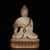 Traditional Late 19th Century Gilt Glass Shakyamuni Buddha Statue, 358g For Sale - Image 3 of 9