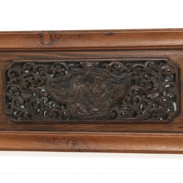 Long Antique Carved Panel in Five Sections For Sale - Image 4 of 9