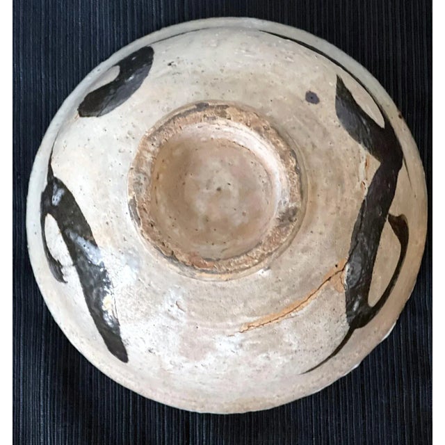 Korean Ceramic Buncheong Ware Tea Bowl Early Joseon Dynasty For Sale - Image 11 of 13