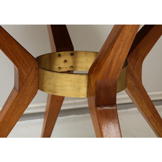 Italian Mid-Century Modern Circular Dining Table/ Center Table For Sale - Image 4 of 10