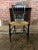 Textile Early 20th Century Pair of Antique Chiavari Italian Style Rush Seat Chairs For Sale - Image 7 of 8