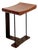 Vintage Stool in Wood and Metal in the style of Pierre Chareaus For Sale