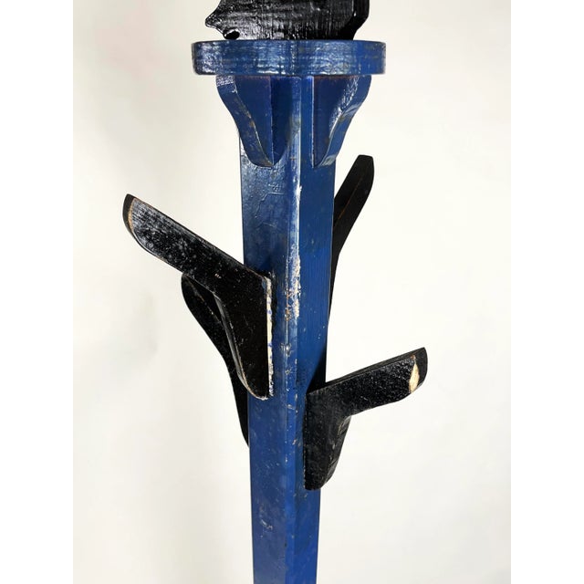 Folk Art Children's Coat Rack For Sale - Image 11 of 11