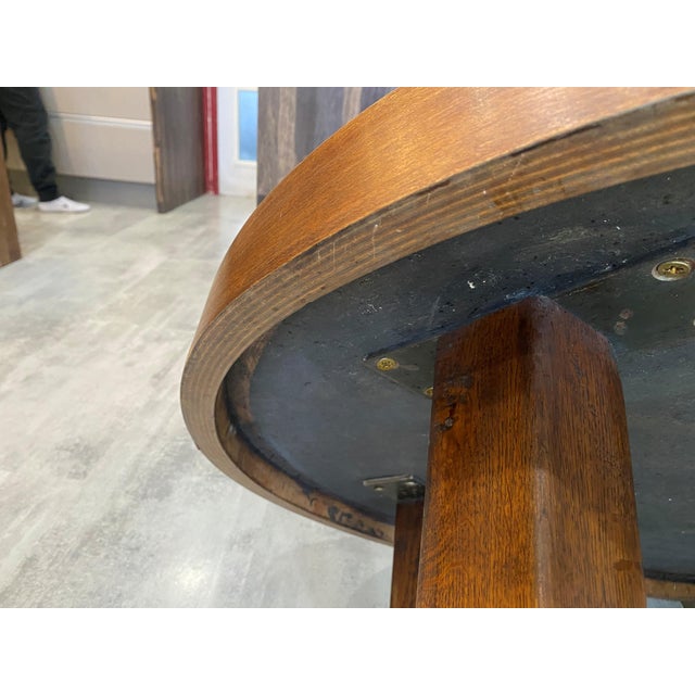 Brown Round Oval Ceramic Coffee Table by Barrois Vallauris, 1960s For Sale - Image 8 of 18