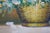 Vintage Impressionist Floral Oil Painting White Roses in Basket Framed 41" For Sale - Image 4 of 10