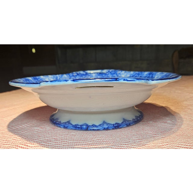 Late 19th Century Royal Dalton Watteau Pedestal Bowl For Sale In Charlotte - Image 6 of 12
