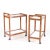 Wood Wooden and Laminate Trolleys, 1970s, Set of 2 For Sale - Image 7 of 9