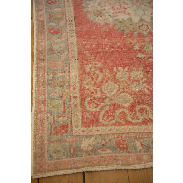 Textile Vintage Distressed Oushak Rug - 3'2" x 5'8" For Sale - Image 7 of 9