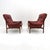 Pair of Swedish Highback Armchairs “Hoffman” by Gunnar Kentemol for Göte Möbler, 1970 For Sale - Image 4 of 10