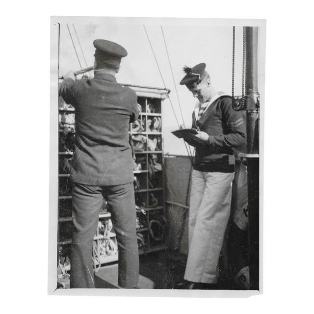 1929 English Navy Sailors Photograph For Sale
