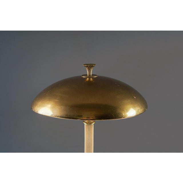Nordiska Kompaniet Table Lamp in Brass and Bakelite from Nordiska Kompaniet, Sweden, 1930s For Sale - Image 4 of 11