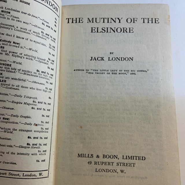 Paper 1918 Jack London Books - Set of 2 For Sale - Image 7 of 10