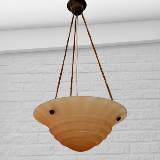 Art Deco Pendant Lamp by Edward Hald for Nordiska Kompaniet, 1930s For Sale - Image 13 of 13