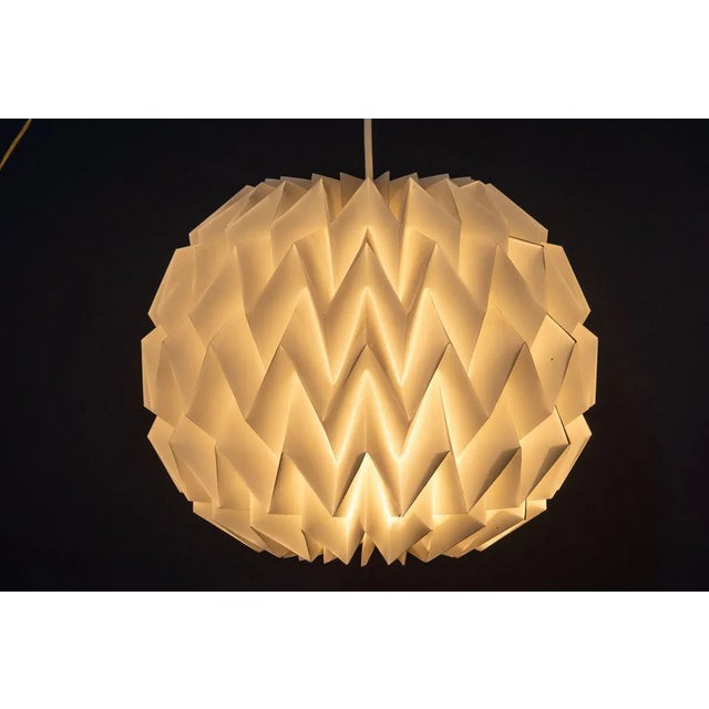 Danish Ceiling Lamp by Kaare Klint for Le Klint, 1980s For Sale - Image 3 of 7