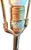 1950s 1950s Tony Paul for Westwood Industries Brass & Walnut Table Lamps With Original Shades For Sale - Image 5 of 6