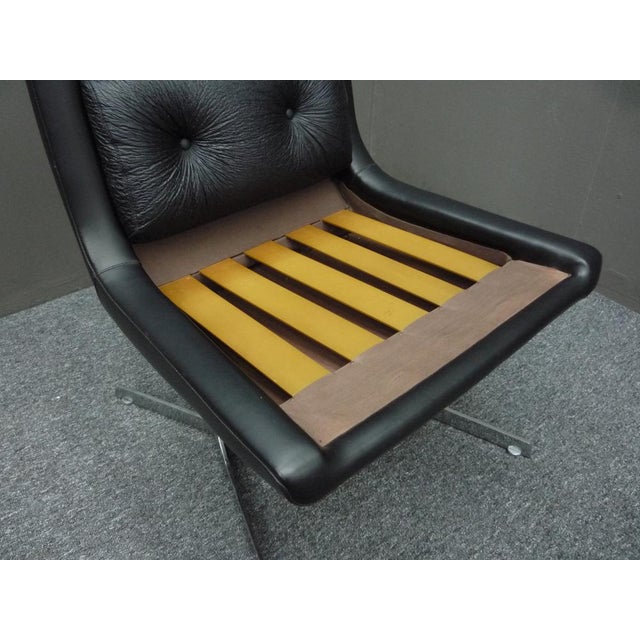 Space Age Flat Steel Lounge Chair, 1960s For Sale - Image 13 of 14