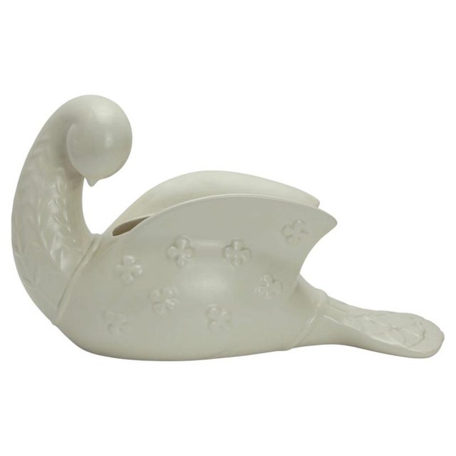 Beswick Dove Vase in Ivory and Ceramic attributed to Kathi Urbach, England, 1950s For Sale - Image 11 of 11