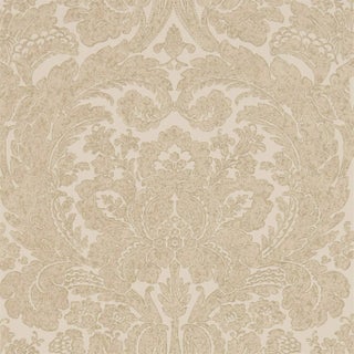 Sanderson Courtney Wallpaper in Gold - a Sample For Sale