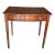 19th Century Federal Bow Front Mahogany Single Drawer Side Table For Sale