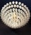 Handmade Crystal Polyhedron Glass Chandelier, 1962 For Sale - Image 10 of 12