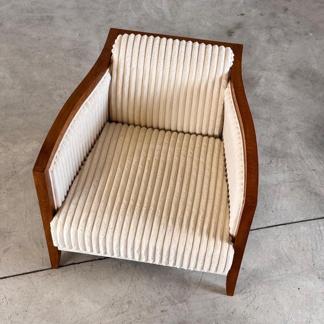 Set of Italian Art Deco Style Armchairs, 1990s For Sale - Image 3 of 18