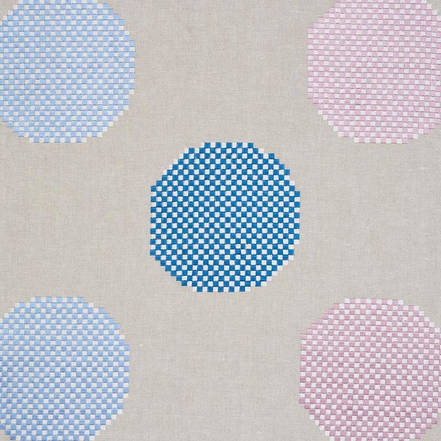 A natural cotton casement with satin stitched polka dots and a delicate sheen, Hansen Embroidery is stylishly simple and...