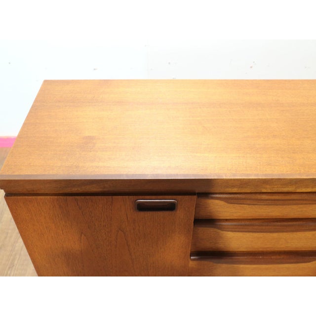 1960s Mid Century Modern Vintage Teak Sideboard Credenza in the Style of Greaves and Thomas For Sale - Image 14 of 14