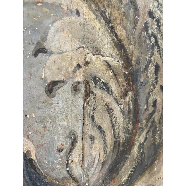 Wood 18th Century Large Set of Two Baroque Altarpiece Oil Paintings, Portuguese For Sale - Image 7 of 13