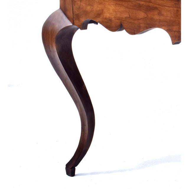 French Country Side Table Cabriole Leg Hoof Feet For Sale - Image 10 of 10