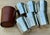 Asprey of London Set X 6 Silver Plated Stacking Travel Shot Cups For Sale - Image 4 of 18