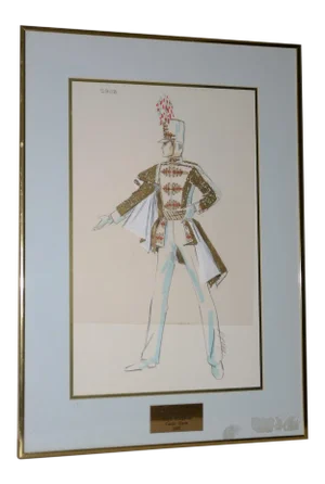 Vintage Disney Original Costume Design Magic Kingdom Castle Show C.1987