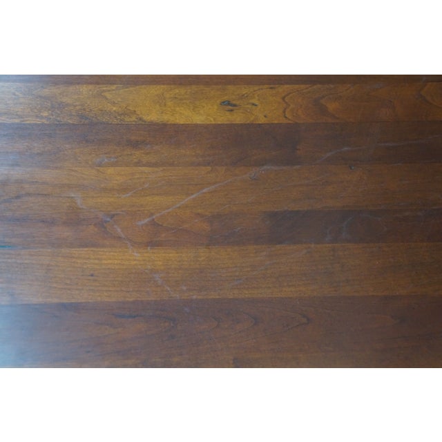 Vintage Lexington Bob Timberlake Cherry Queen Anne Farmhouse Dining Table 94" For Sale - Image 9 of 18