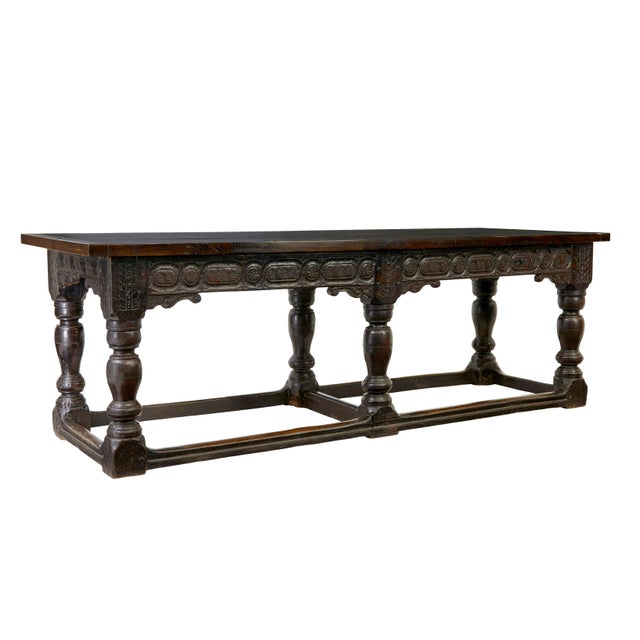Late Elizabethan Oak Refectory Table, 1590s For Sale - Image 11 of 11