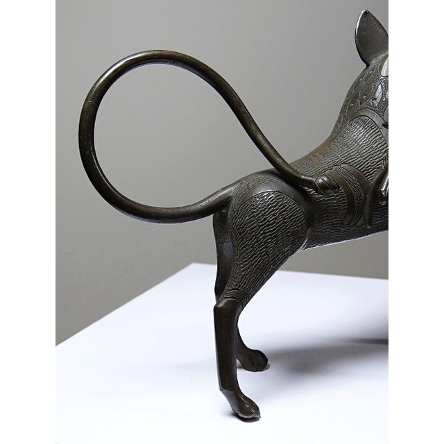 Bronze Lion or Hyena, Dahomey Cotonou, Benin, 1950s For Sale - Image 11 of 15