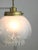 Metal Mid-Century Murano Glass and Brass Pendant Lamp For Sale - Image 7 of 16