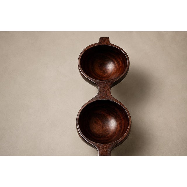 Decorative Tray with Three Compartments in Brazilian Rosewood by Jean Gillon, Brazil, 1950s - Lot 931 For Sale In New York - Image 6 of 17