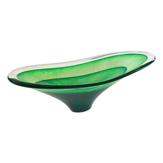 Saturn Art Glass Bowl, 2000s For Sale