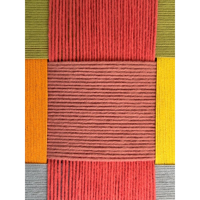 Meike Legler — “July,” 2023 — Geometric Abstract Textile Artwork For Sale - Image 15 of 18