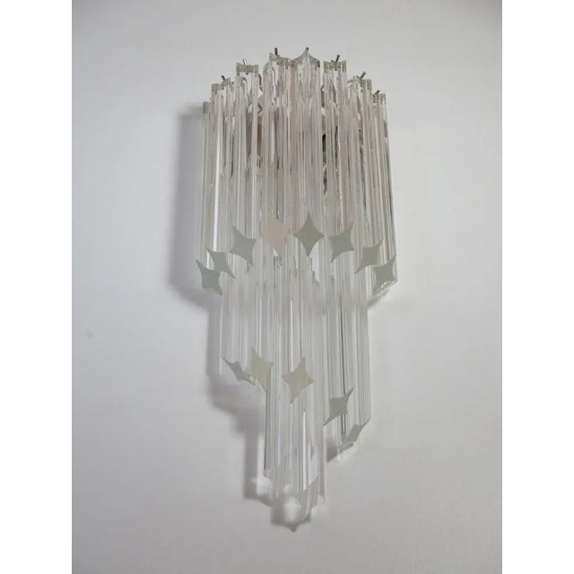 1990s Vintage Murano Wall Sconces, 1990, Set of 2 For Sale - Image 5 of 13