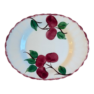 Vintage Blue Ridge Pottery Crab Apple Serving Platter Small