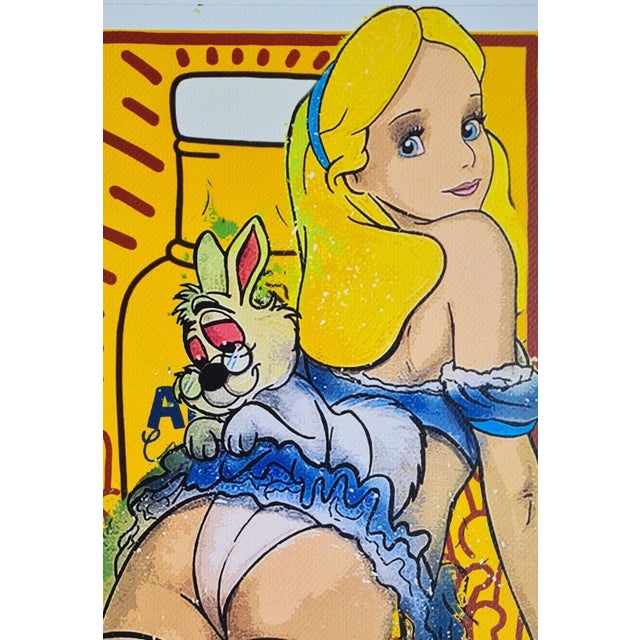 Pop Art Death Nyc - Alice & Haring - Limited Edition With Certificate For Sale - Image 3 of 11