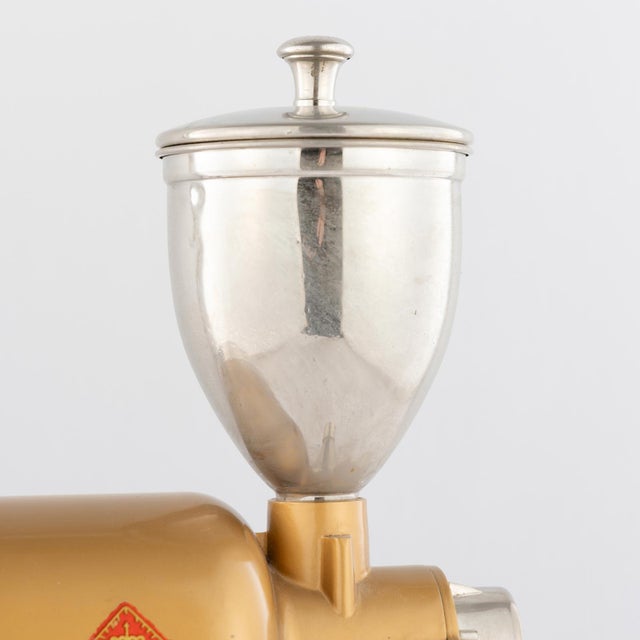 Gold Mid-Century Electric Coffee Grinder by Mahlkönig for Stawert, Germany, 1950s For Sale - Image 8 of 14