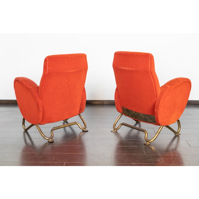 Set of Armchairs by Carlo Mollino for the Rai Auditorium, Turin, 1952 For Sale - Image 6 of 14