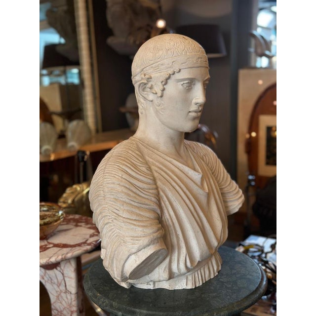 Unknown, The Charioteer of Delphi, 19th Century, Plaster For Sale - Image 6 of 14